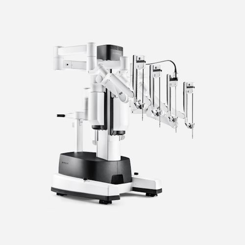 Операционный робот для мини-инвазивной хирургии - Da Vinci X - Intuitive Surgical - срез / держатель интструментов / штатив для камеры