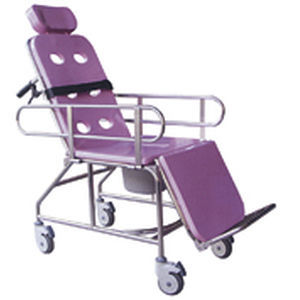 Стул для душа с подлокотниками - MST-3000 - Medical Master Co., Ltd - на колесиках / с опорой для ступней / с санитарным устройством
