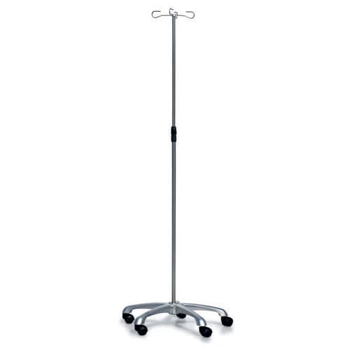 Стойка для сыворотки на роликах - MD 4301 - MESPA - 4 крюка