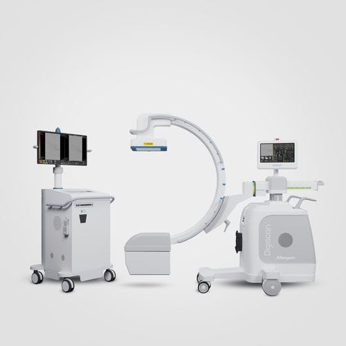 Мобильный усилитель яркости - DIGISCAN V20/V30 - Allengers Medical Systems - с плоским детектором / с видеостойкой / со встроенным видеомонитором