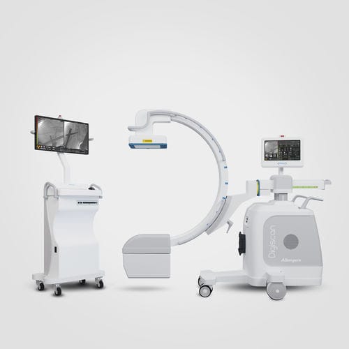 Мобильный усилитель яркости - DIGISCAN S20/S30 - Allengers Medical Systems - с плоским детектором / с видеостойкой / со встроенным видеомонитором