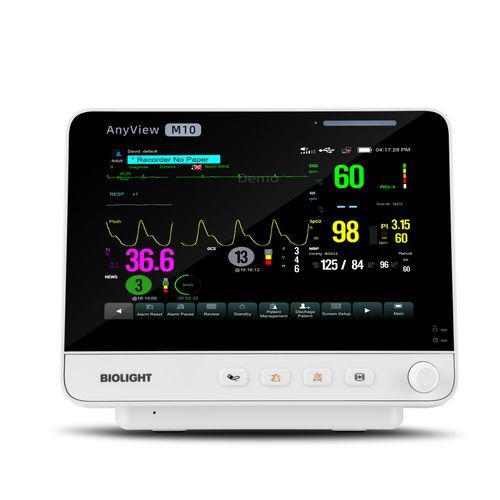 Переносной монитор пациента - M10 - Guangdong Biolight Meditech - для ЭКГ / RESP / для интенсивной терапии
