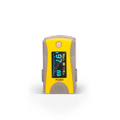 Пальцевый пульсоксиметр - M70 - Guangdong Biolight Meditech - компактный / с ОСД / желтый