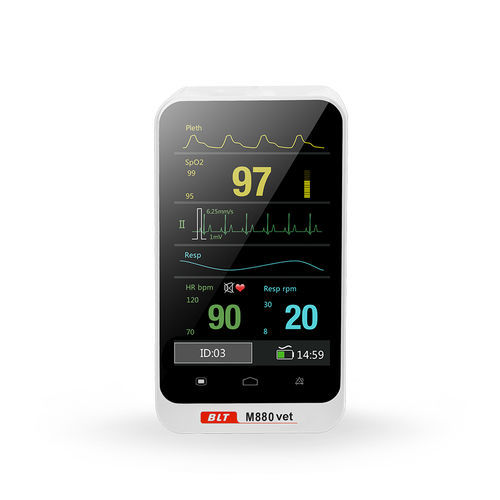 Портативный монитор пациента - M880 Vet - Guangdong Biolight Meditech - EtCO2 / SpO2 / клинический