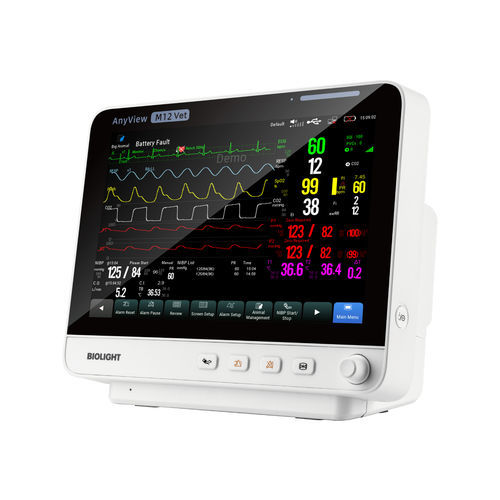Компактный многопараметрический монитор пациента - M12 Vet - Guangdong Biolight Meditech - ветеринарный / с беспроводной сетью