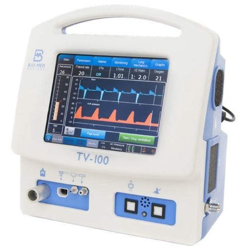 Аппарат ИВЛ для неотложной помощи - TV-100 - Bio-Med Devices - электронный / неонатальный / педиатрический