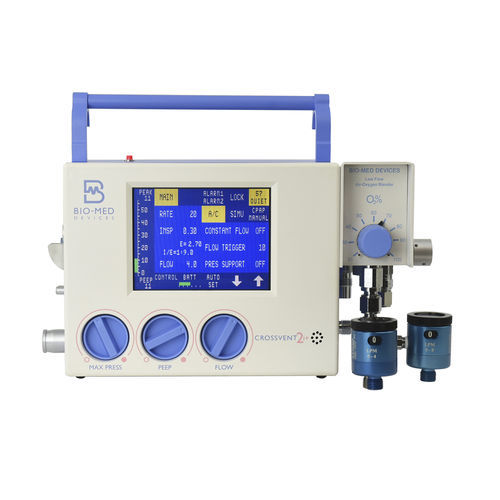 Аппарат ИВЛ для реанимации - Crossvent - Bio-Med Devices - электронный / транспортный / CPAP