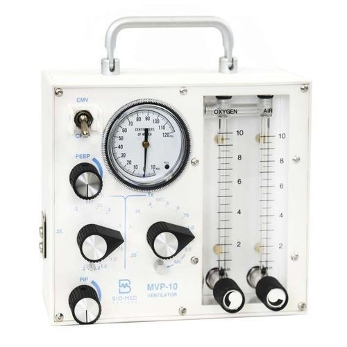 Аппарат ИВЛ для неотложной помощи - MVP-10 - Bio-Med Devices - пневматический / транспортный / неонатальный