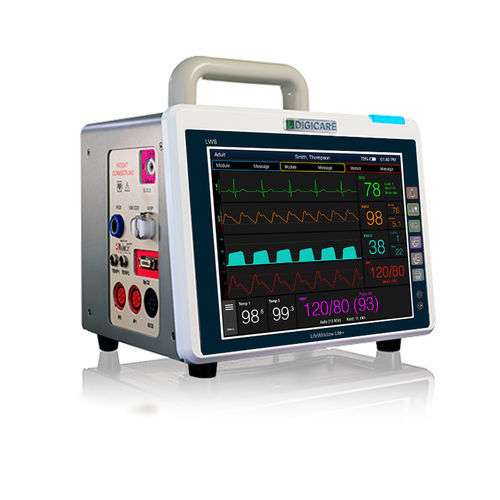 Переносной многопараметрический монитор пациента - LifeWindow - Digicare Biomedical Technology - для ЭКГ / TEMP / CO2