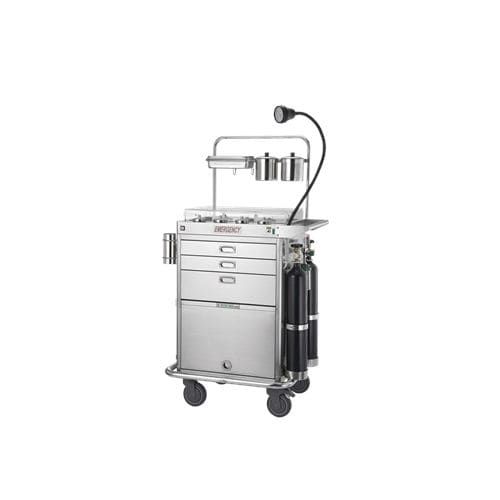 Тележка для неотложной помощи - DF-900 - Doctor's Friend Medical Instrument - для инструментов / для аппарата / для медицинских приборов