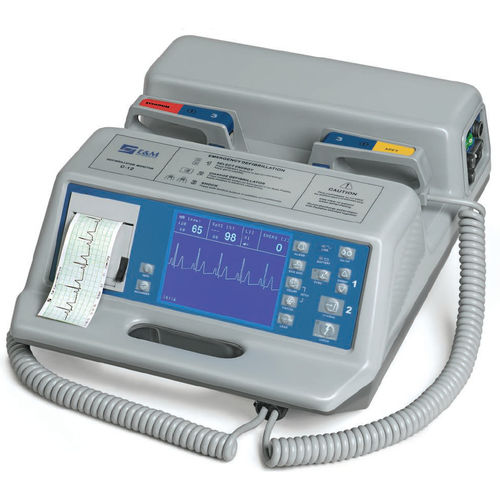 Внешний дефибриллятор с ручным приводом - C-12R - E & M Electromedicina  - с монитором ЭКГ