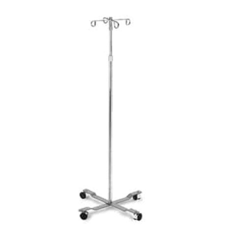 Стойка для сыворотки на роликах - 2188 - Hausmann - 4 крюка