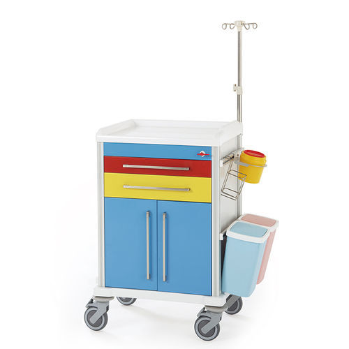 Медицинская тележка - F-44 - Hebei Pukang Medical Instruments - для неотложной помощи / для общего применения / для аптеки