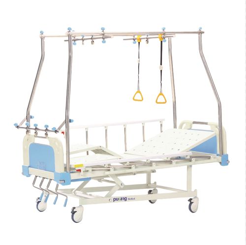 Медицинская кровать - C-4 - Hebei Pukang Medical Instruments - для больниц / ручная / Тренделенбург