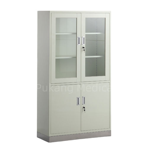 Шкаф для больниц - G-18 - Hebei Pukang Medical Instruments - с полкой / с дверью / из нержавеющей стали