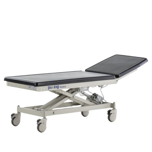 Диагностический стол для взрослых - DB-40 - Hebei Pukang Medical Instruments - электрический / с регулируемой высотой / с регулируемой спинкой