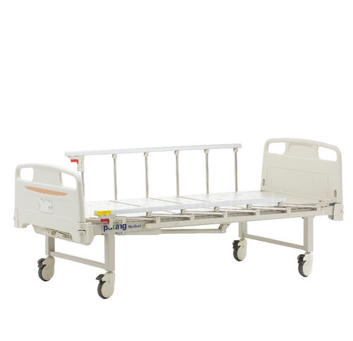 Кровать для больниц - B-11 - Hebei Pukang Medical Instruments - ручная / с фиксированной высотой / на роликах