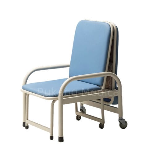 Раскладное кресло для отдыха - Y-44 - Hebei Pukang Medical Instruments - с ручным управлением / с регулируемой спинкой / на роликах