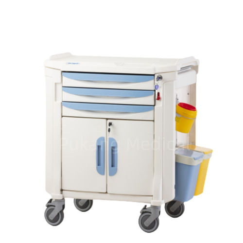 Тележка для неотложной помощи - F-53 - Hebei Pukang Medical Instruments - для интенсивной терапии / для больниц / для аптеки