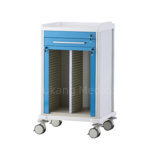Медицинская тележка - F-70 - Hebei Pukang Medical Instruments - для медицинских дел / для хранения / 1 выдвижной ящик