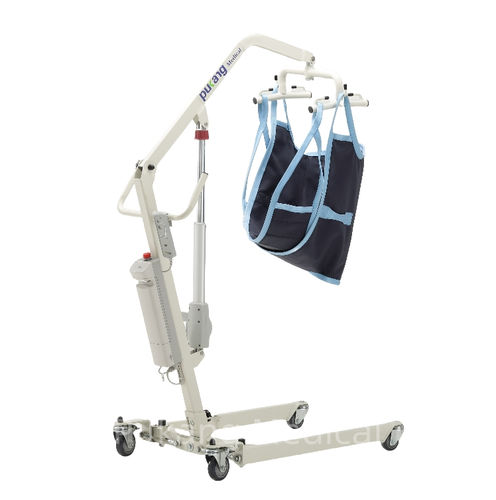 Электрический подъемник для пациентов - DE-1C2 - Hebei Pukang Medical Instruments - на роликах / для взрослых / для неотложной помощи