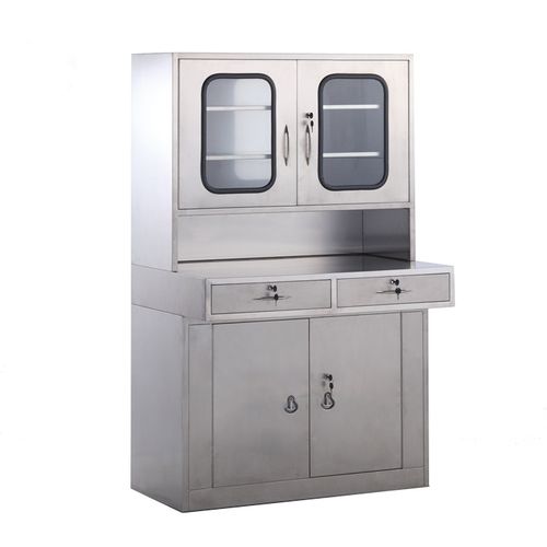 Шкаф для больниц - G-13 - Hebei Pukang Medical Instruments - с полкой / с выдвижным ящиком / с дверью