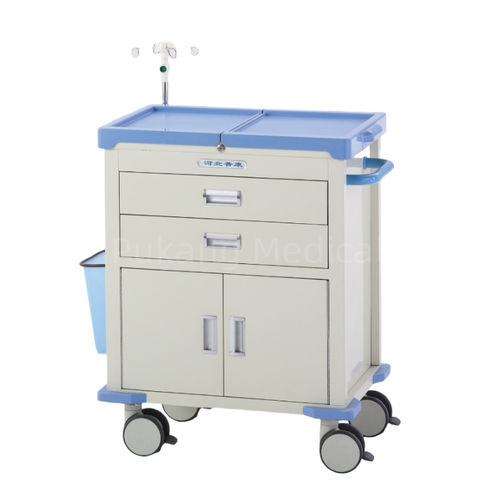 Медицинская тележка - F-42 - Hebei Pukang Medical Instruments - для неотложной помощи / для общего применения / для аптеки