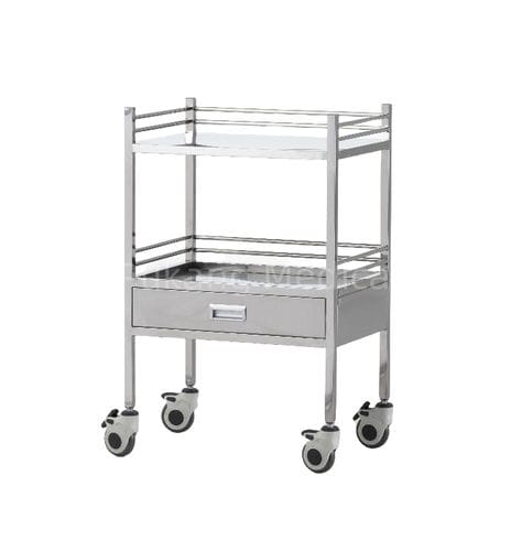 Медицинская тележка - F-80 - Hebei Pukang Medical Instruments - для инструментов / транспортная / из нержавеющей стали