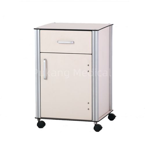 Прикроватный столик на роликах - D-13 - Hebei Pukang Medical Instruments - с выдвижными ящиками
