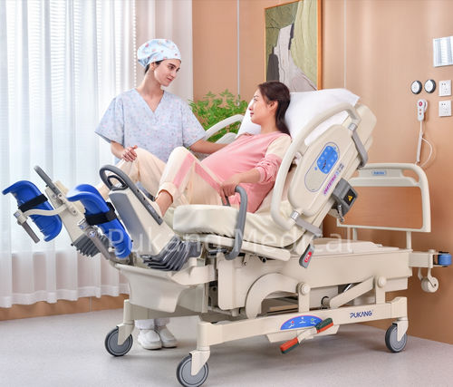 Кровать для родов - B-48 - Hebei Pukang Medical Instruments - для неотложной помощи / электрическая / с регулируемой высотой