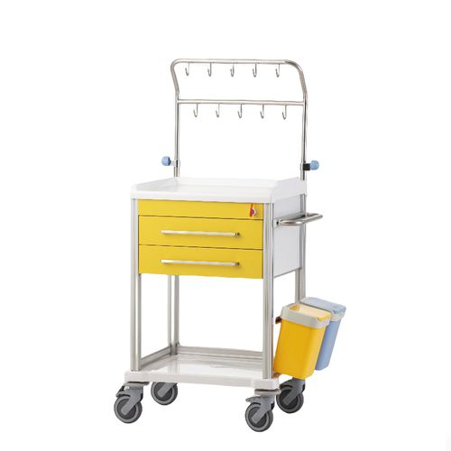 Тележка для неотложной помощи - F-52 - Hebei Pukang Medical Instruments - для анестезии / для больниц / для лекарств