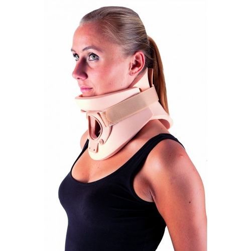 Шейный ортез из пены - 60004 series - HERDEGEN - D (12 см) / с защитой подбородка / с отверстием для трахеостомы