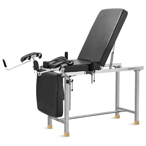 Гинекологический диагностический стол - A045-1 - Jiangsu Saikang Medical Equipment - ручной / с фиксированной высотой / с регулируемой спинкой