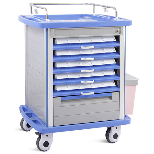 Медицинская тележка - SKR054-MT - Jiangsu Saikang Medical Equipment - для инструментов / для медицинских приборов / для медицинского ухода