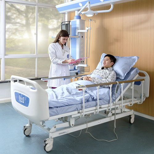 Кровать для больниц - D6w - Jiangsu Saikang Medical Equipment - для обслуживания пациентов на дому / для стационаров / для интенсивной терапии
