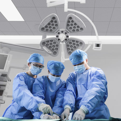 Потолочный хирургический светильник - SK-LLD0404B - Jiangsu Saikang Medical Equipment - светодиодный / галогенный / для стоматологии