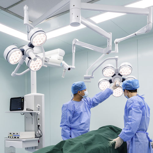 Потолочный хирургический светильник - SK-LLD0503F - Jiangsu Saikang Medical Equipment - светодиодный / галогенный / для стоматологии