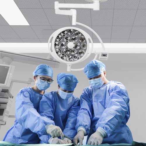 Потолочный хирургический светильник - SK-LLD7252C - Jiangsu Saikang Medical Equipment - светодиодный / галогенный / для стоматологии
