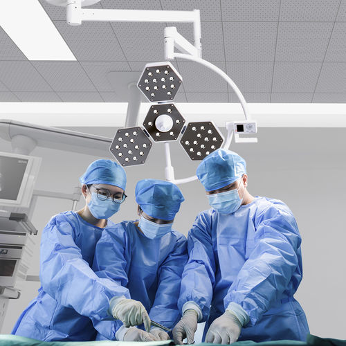 Потолочный хирургический светильник - SK-LLD0503C - Jiangsu Saikang Medical Equipment - светодиодный / галогенный / для стоматологии