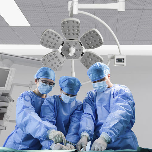 Потолочный хирургический светильник - SK-LLD0505A - Jiangsu Saikang Medical Equipment - светодиодный / галогенный / для стоматологии