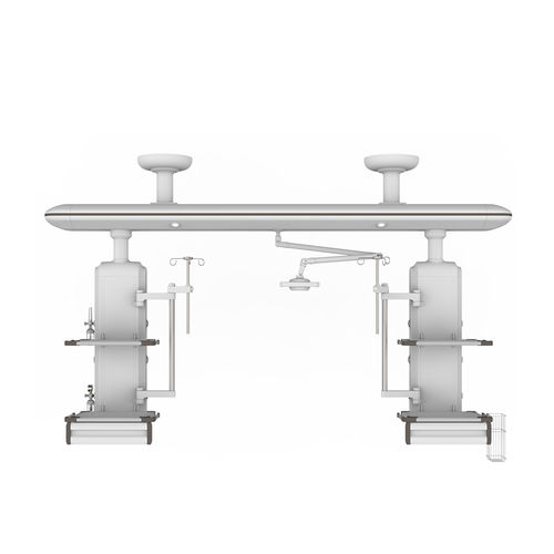 Потолочный медицинская консоль-балка - SK-PQ001 - Jiangsu Saikang Medical Equipment - напольный / для интенсивной терапии / с регулируемой высотой
