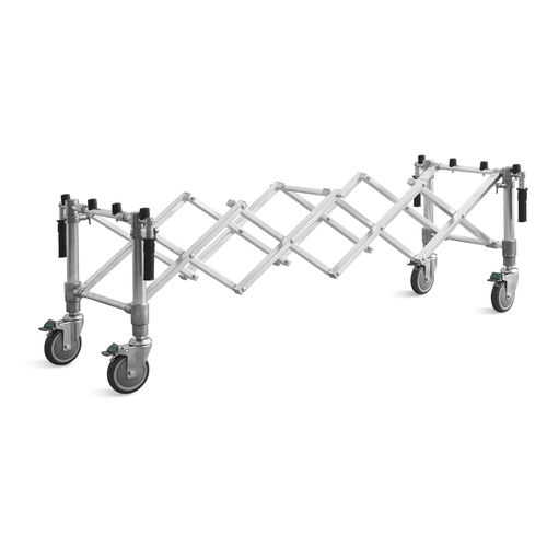 Тележка для трупов для гробов - SKB-7C001 - Jiangsu Saikang Medical Equipment - из алюминия / складная