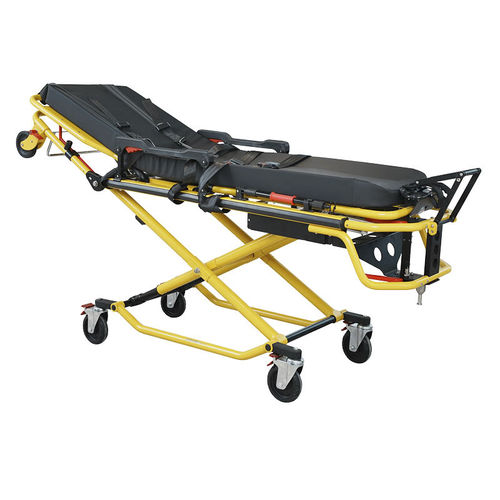 Транспортная тележка-каталка - SKB039(G) - Jiangsu Saikang Medical Equipment - для неотложной помощи / пневматическая / с регулируемой высотой
