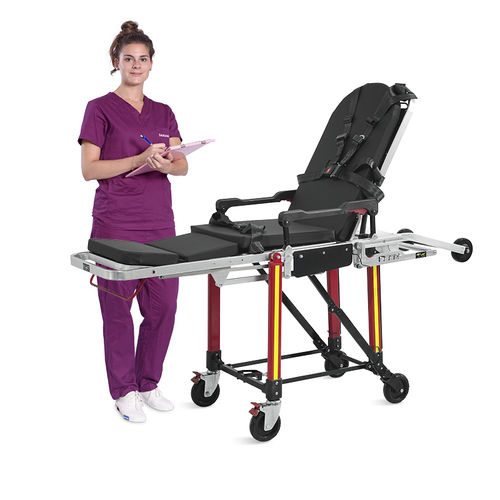 Транспортная тележка-каталка - SKB039(F) - Jiangsu Saikang Medical Equipment - для машин скорой помощи / спасательная / ручная
