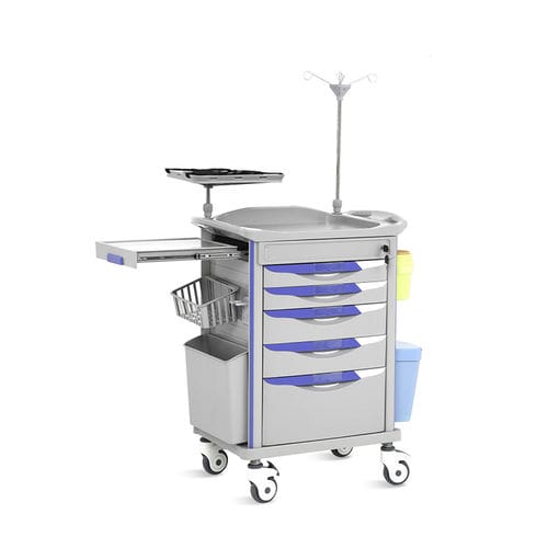 Тележка для неотложной помощи - SKR054-ET77A - Jiangsu Saikang Medical Equipment - для анестезии / для больниц / для медицинских приборов
