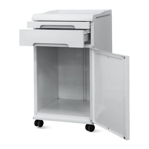 Прикроватный столик с накроватным столиком - SKS007-4 - Jiangsu Saikang Medical Equipment - встроенный в шкаф / с выдвижными ящиками / с блокировкой