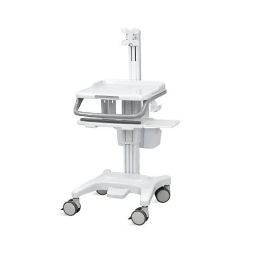 Компьютерная тумба point-of-care - SKR-R07 - Jiangsu Saikang Medical Equipment - с выдвижным ящиком / с регулируемой высотой