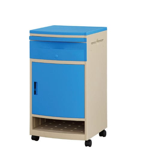 Прикроватный столик на роликах - YFZ027 - Jiangsu Yongfa Medical Equipment Technology - с выдвижными ящиками