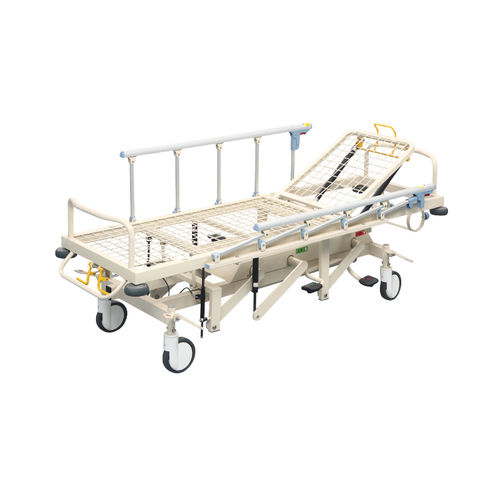 Транспортная тележка-каталка - YFTC-Y2D(II) - Jiangsu Yongfa Medical Equipment Technology - гидравлическая / с регулируемой высотой / с регулируемой спинкой