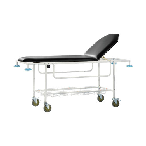 Транспортная тележка-каталка - YFTC-J2A(I) - Jiangsu Yongfa Medical Equipment Technology - ручная / с регулируемой спинкой / с боковыми ограждениями